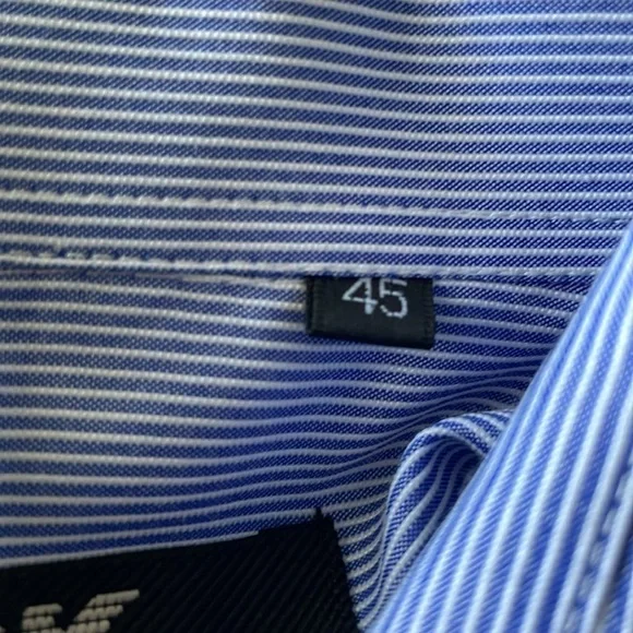 ♥️Giorgio Armani♥️ Le Collezioni Mens Button down dress shirt size 45 - Picture 5 of 5